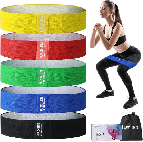 Miniatura 8 de Bandas de resistencia para entrenamiento, bandas de entrenamiento de ejercicio para mujeres y hombres, bandas elásticas de 3 niveles para ejercicio