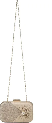 Miniatura 3 de Covelin Bolso de mano plisado de moda para mujer con bolso de noche de diamantes