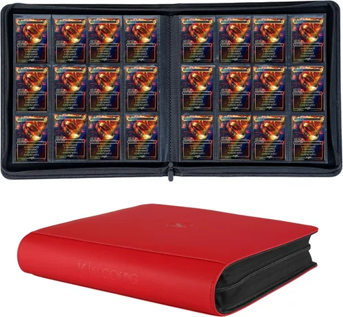 Miniatura 20 de Carpeta de tarjetas intercambiables de 2000 bolsillos, 20 bolsillos compatible con MTG, tarjetas deportivas y otras tarjetas de intercambio de Negro