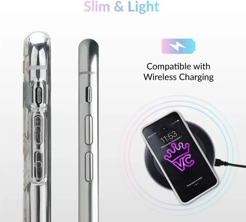 Miniatura 6 de VELVET CAVIAR Compatible con iPhone Xs Max Sushi para mujeres y niñas, bonitas fundas protectoras transparentes para teléfonos