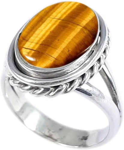 Miniatura 8 de Anillo fino de plata esterlina 925 para mujer, hecho a mano, joyería de piedras preciosas, anillo de moda (1379)
