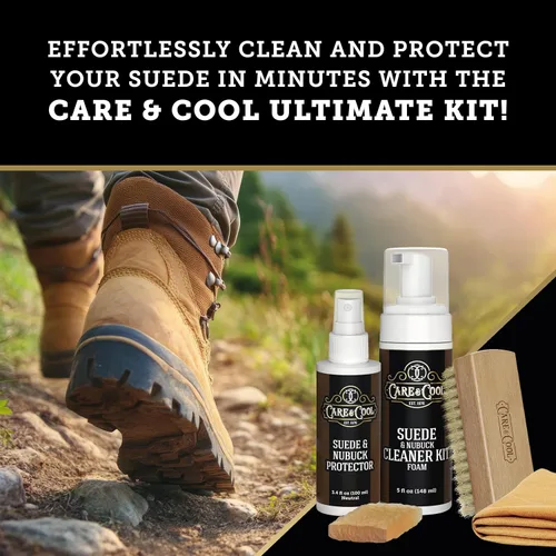 Miniatura 5 de Care & Cool Kit de cuidado definitivo de gamuza y nobuck: ayuda a limpiar, restaurar y proteger contra el agua y las manchas. El sistema completo