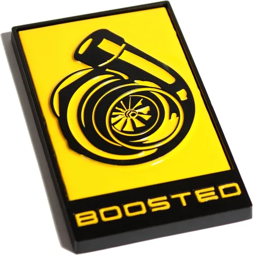 Miniatura 2 de Insignia potenciada estilo GT350 (blanco) (negro mate)