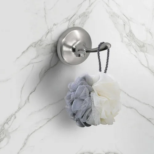 Miniatura 4 de Juego de 8 piezas de accesorios de baño de níquel cepillado, ajustables, expandibles, toalleros, anillo, soporte para papel higiénico, ganchos