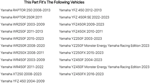 Miniatura 4 de Tusk Paquete de 5 filtros de aceite First Line compatibles con Yamaha YZ250F/450F/WR250F/450F 2003-2026/YFZ450R 2009-2026/Raptor 250 2008-2013