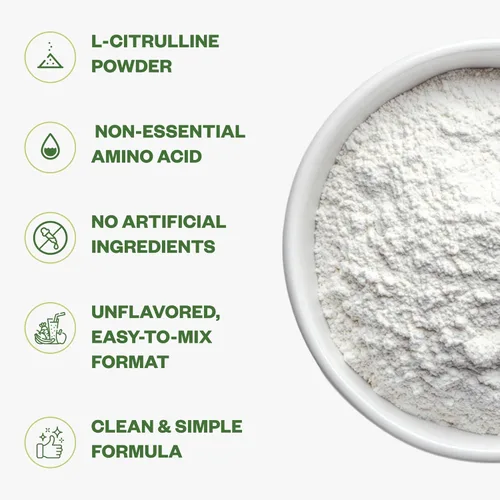 Miniatura 3 de Purisure L-Citrulina en polvo 8.82 oz, suplemento de malato de citrulina 2:1 de alta calidad para rendimiento de fuerza y energía, polvo de malato