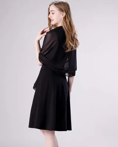 Miniatura 32 de Chales/mantones de gasa suave para vestidos, accesorios de mujer