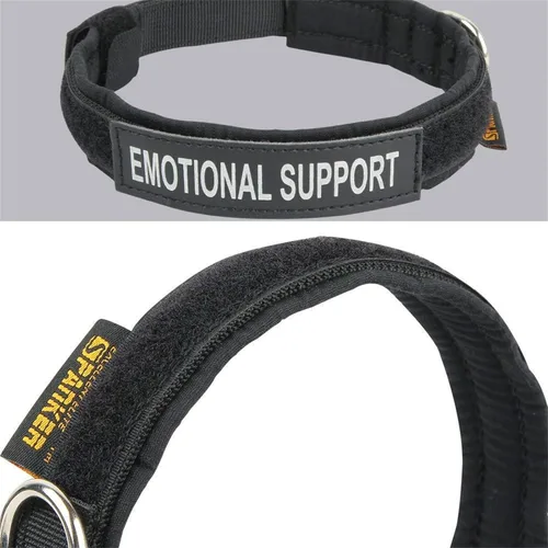 Miniatura 5 de EXCELLENT ELITE SPANKER Collar de nailon para cachorro, ajustable, suave, acolchado, resistente, hebilla de liberación rápida, ligero, sin Negro