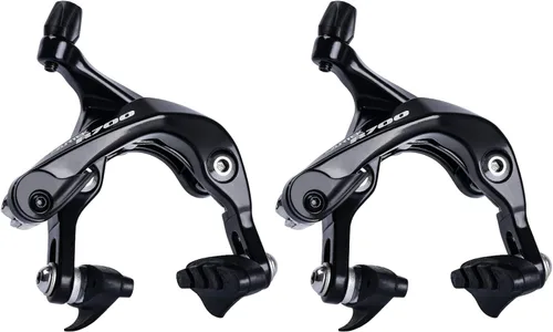 Miniatura 7 de Pinzas de freno de bicicleta de carretera, pinza de freno de doble pivote de aluminio premium con almohadillas de aleación para bicicleta
