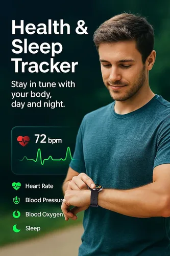 Miniatura 5 de Reloj inteligente AI, chat AI, traducción de 16 idiomas, rastreador de salud y fitness, elegante diseño de aleación de zinc, edición 2025
