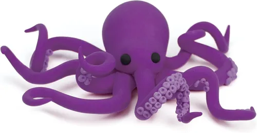Miniatura 4 de Cutedeer Arcilla Seca al Aire Morada, Arcilla de Modelado de Espuma de 1.1 lb, Suave y Blanda para Moldear para Niños y Adultos, Suministros