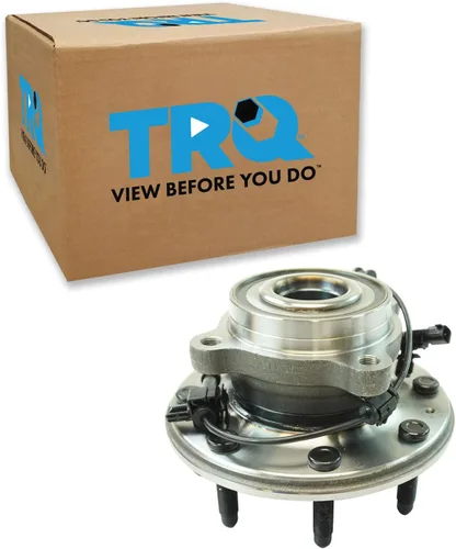 Miniatura 26 de TRQ Cojinete de rueda delantera y conjunto de cubo con sensor ABS compatible con Toyota Sequoia 2008-2022 Tundra 2007-2021