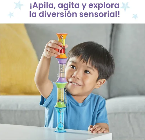 Miniatura 5 de hand2mind Tubos sensoriales relajantes de remolinos, mini llaveros, artículos para aliviar la ansiedad, juguetes calmantes para niños, suministros
