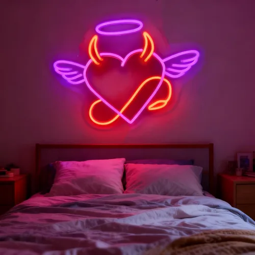 Miniatura 11 de XOXO - Letrero de luz LED de neón rosa para el día de San Valentín para pared de dormitorio, luces de neón para decoración de pared, letrero Xoxo
