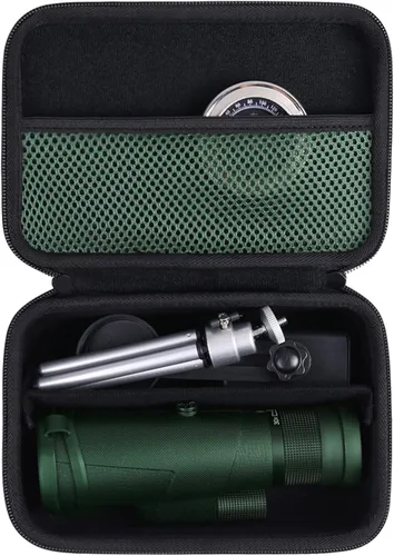 Khanka Caja de almacenamiento para telescopio monocular duro, estuche de transporte de repuesto para Gosky 12x55, Titan 12X50/Pankoo 40x60, 16x52,