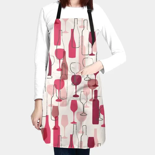 Miniatura 2 de Delantal ajustable impermeable para hombres y mujeres, chef, cocina, barbacoa, parrilla