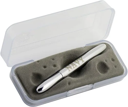 Miniatura 2 de Fisher Space Pen Bullet Pen, Chrome US Navy (400USN)