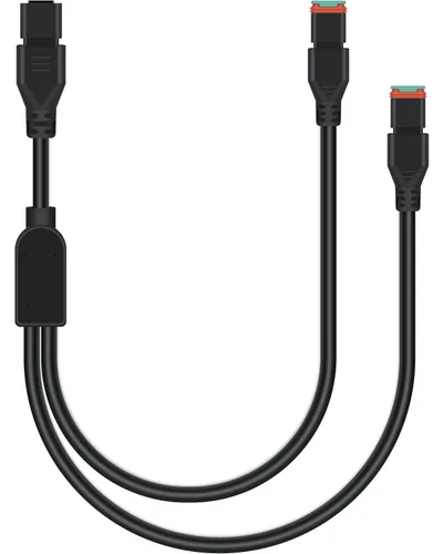 Miniatura 9 de Conectores de arnés de cableado macho hembra estilo DT, 2 juegos de adaptadores de cable de goma de 14 AWG, 2 pines Plug and Play para barra de luz