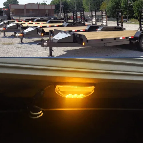 Miniatura 6 de Nilight 2 piezas de 3.9 pulgadas de luces indicadoras laterales delanteras y traseras, 3 luces LED ámbar, lámpara de clearance, sellada e Ámbar 2