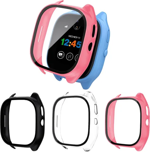Miniatura 13 de Paquete de 3 fundas compatibles con Gizmo Watch 2 protector de pantalla para niños Funda protectora sensible al tacto Protección duradera
