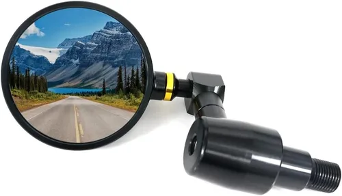 Miniatura 6 de Xitomer Espejo de extremo de barra universal para MT-07 FZ07 Espejo retrovisor apto para MT-09 FZ-09 MT-10 2017 2018 2019 2020 2021 2022 Espejo