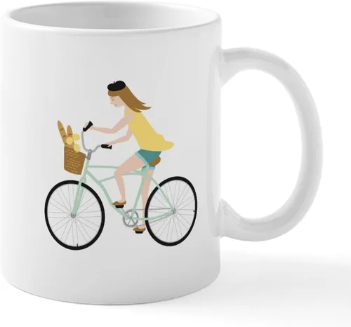 Miniatura 30 de CafePress Bicycle Bike Riding 11 Oz Ceramic Mug 11 oz (325 ml) Ceramic Coffee Mug