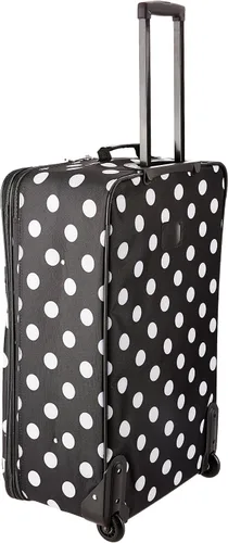 Miniatura 2 de Rockland Vara Softside - Juego de equipaje vertical de 3 piezas, Punto Negro, Vara Softside Juego de equipaje vertical de 3 piezas