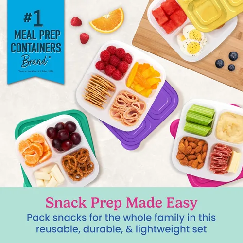 Miniatura 2 de EasyLunchboxes ELB4 - Caja para aperitivos (4 compartimentos)