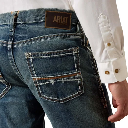Miniatura 5 de ARIAT M4 Jeans elásticos relajados con corte de bota Goldfield