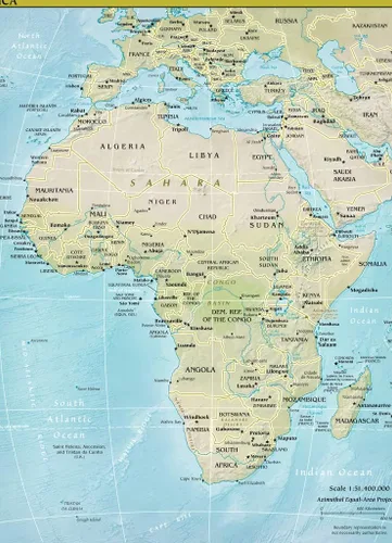 Miniatura 2 de Noah Rompecabezas Mapa África 1000 Piezas