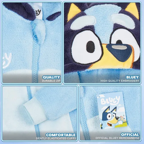 Miniatura 6 de Bluey Pijamas de forro polar para niños y niñas