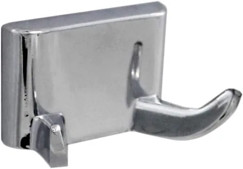 Miniatura 9 de Formosa Design Hardware - Gancho para toallas y batas, variedad de acabados y estilos disponibles (estilo cuadrado, níquel cepillado)