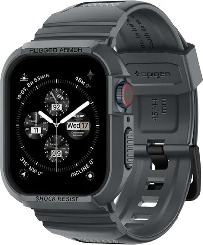 Miniatura 30 de Spigen for Apple Watch Band with Case, Rugged Armor Pro Compatible with Ultra 3/2/1 49mm, Series 11/10 46/42mm, 9/8/7 45/41mm, SE3/SE2/SE/6/5/4