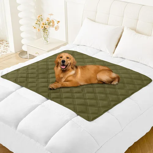 Miniatura 27 de Smiry Funda Impermeable para Cama de Perro, Manta Suave Reversible para Mascotas, Lavable a Prueba de Fugas para Gatos y Perros, Funda para Sofá