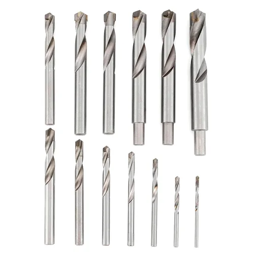Miniatura 7 de Brocas helicoidales de carburo cementado de acero de tungsteno, hoja de aleación YG, para acero inoxidable, cobre, aleación de zinc, 0.138-0.610 in