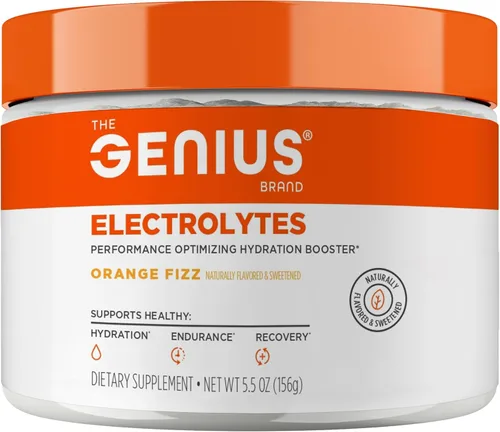 Miniatura 12 de The Genius Brand Genius Hydrate - Suplemento de electrolitos para hidratación diaria, agua de coco, sin azúcar, 8 minerales y nutrientes esenciales