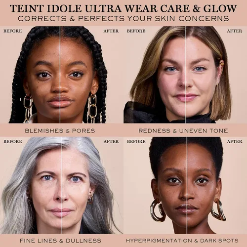 Miniatura 6 de Lancôme Teint Idole Ultra Wear Care & Glow Base de Larga Duración con SPF 27, Cobertura Media Construible Hidratante y Acabado Luminoso