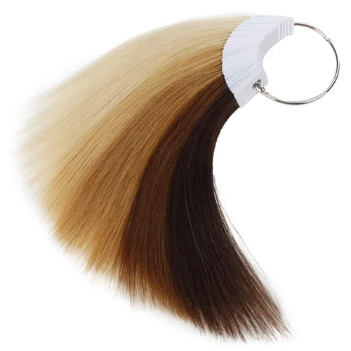Miniatura 11 de Muestras de cabello para probar color, gris natural, cabello humano natural real, 30 hebras por paquete, 8 pulgadas