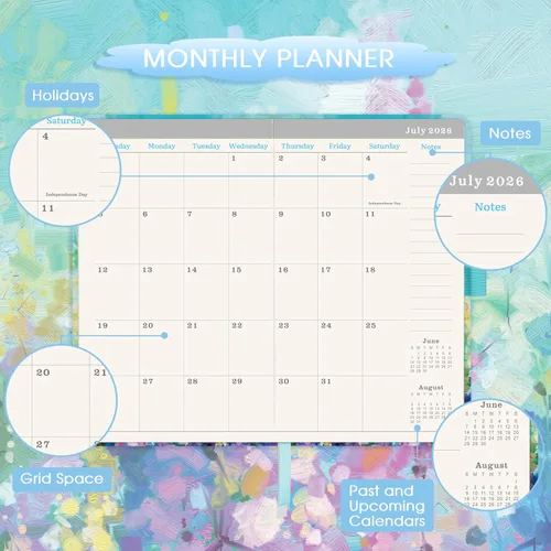 Miniatura 3 de Agenda de bolsillo 2026-2029, calendario mensual de 3 años 2026-2029, julio 2026 a junio 2029 (36 meses), 6.3 x 3.8 pulgadas, calendario mensual