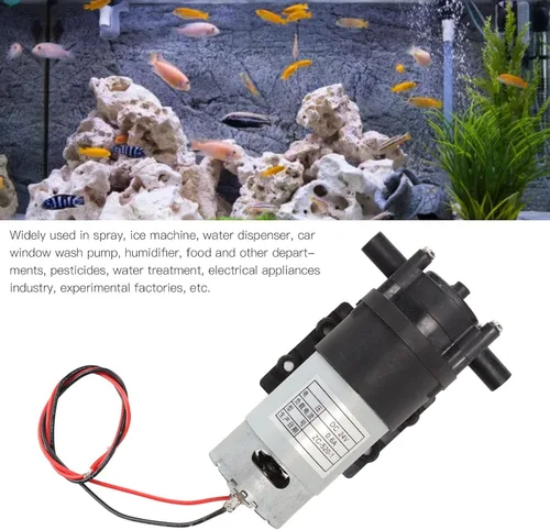 Miniatura 9 de Bomba de agua para pecera con motor cepillado DC 24 V, plásticos de ingeniería duraderos para fuente y sistema de circulación solar, alta presión