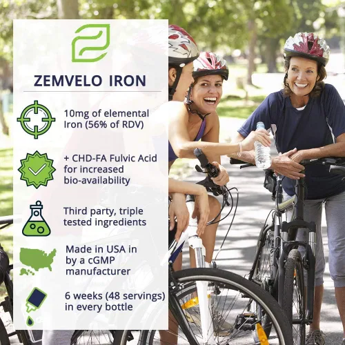 Miniatura 5 de Suplemento de hierro iónico líquido Deficiencia de hierro Apoyo hormonal Apoyo energético Fomenta los músculos saludables