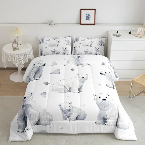 Miniatura 9 de Feelyou, juego de ropa de cama estilo vaquero tamaño individual para niños, juego de edredón occidental para niños y niñas, desierto del lejano