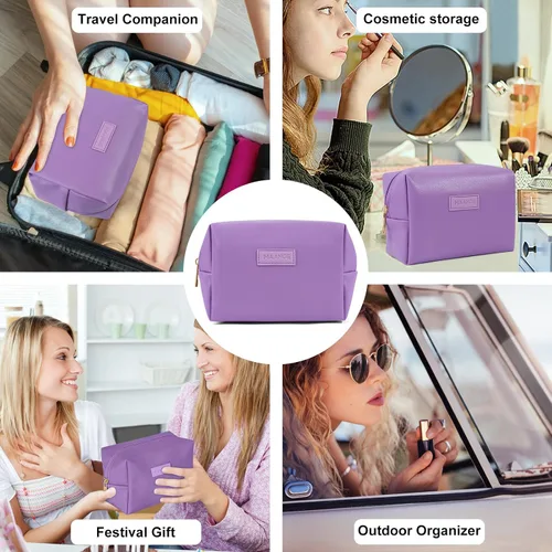 Miniatura 7 de Bolsa de maquillaje, Púrpura, Bolsa de maquillaje