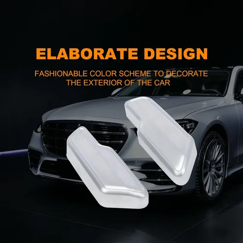 Miniatura 5 de Compatible con Mercedes Benz, Accesorios de Cubierta de Botón de Ajuste de Asiento de Puerta, Calcomanías de Botones de Ajuste de Asiento para Clase