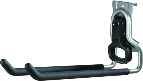 Miniatura 11 de Rubbermaid FastTrack - Organizador de garaje multiusos, capacidad de 50 libras, sistema de almacenamiento montado en la pared de níquel satinado