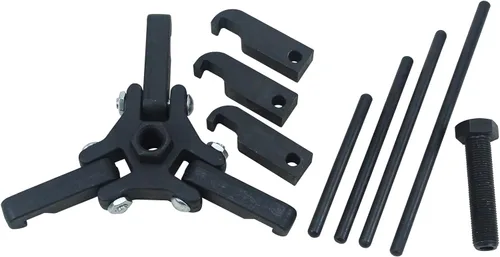Miniatura 4 de Kit extractor de polea de amortiguador de equilibrador armónico compatible con Ford, GM, Chrysler, Cadillac, Chevy Trucks, Mitsubishi, con extractor