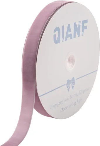 Miniatura 9 de QIANF Cinta de terciopelo, carrete de 1 1/2 pulgadas por 25 yardas (rojo)