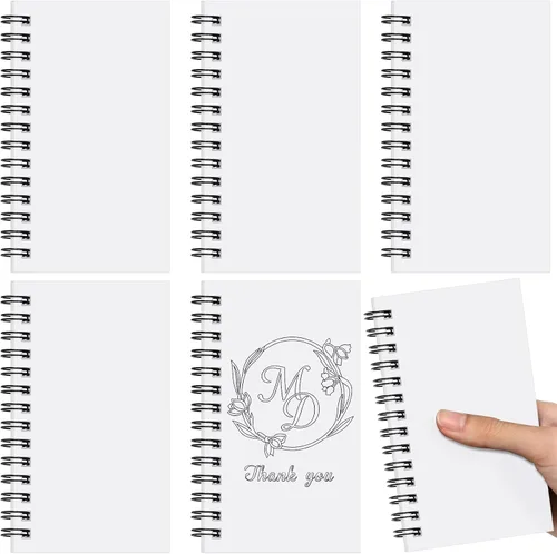 Miniatura 28 de Jutom 18 piezas de pequeños cuadernos en espiral, blocs de notas 3x5 a granel, pequeños cuadernos de bolsillo, mini blocs de notas con páginas