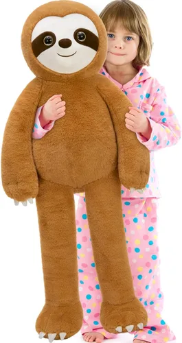 Miniatura 15 de Tezituor Peluche de Gato Gigante de 39.5 Pulgadas, Juguete de Peluche de Gato de 3.2 Libras con Patas Largas, Almohada Corporal Grande de Gatito