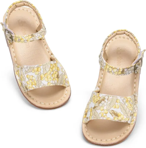 Miniatura 17 de THEE BRON Sandalias de gladiador para niñas pequeñas, zapatos cómodos acolchados para jugar en verano de princesa